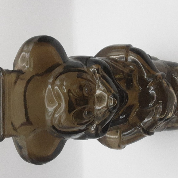 Vintage Mickey Mouse Clubhouse Smokey Glass Bank 7" - Picture 2 of 9